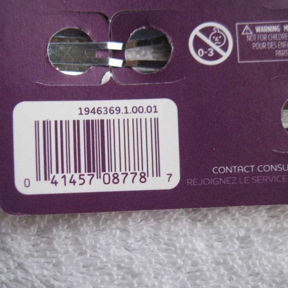 10 Goody Girls Rainbow Glossy Glam Epoxy Covered Square Metal Hair Snap Clips - Picture 6 of 8